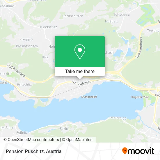 Pension Puschitz map