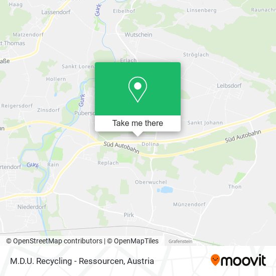 M.D.U. Recycling - Ressourcen map