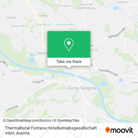 Thermalhotel Fontana Hotelbetriebsgesellschaft mbH map