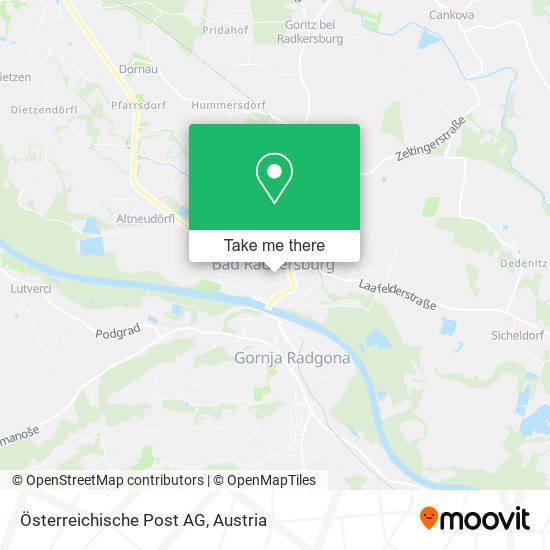 Österreichische Post AG map