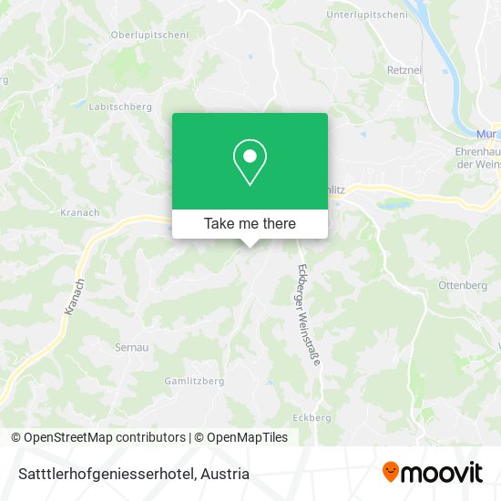 Satttlerhofgeniesserhotel map