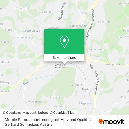Mobile Personenbetreuung mit Herz und Qualität - Gerhard Schmelzer map