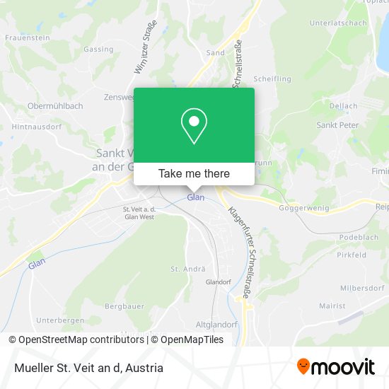 Mueller St. Veit an d map