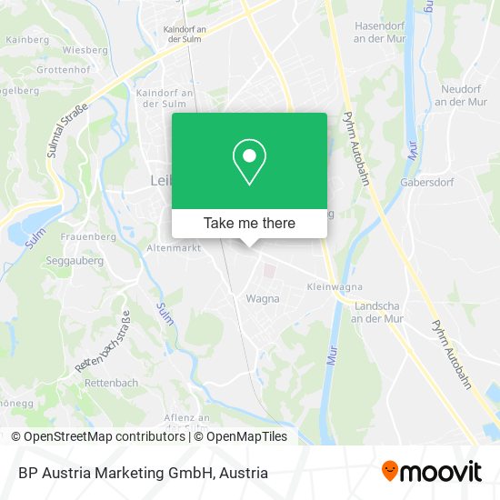 BP Austria Marketing GmbH map