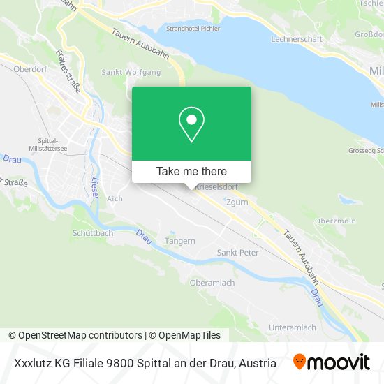 Xxxlutz KG Filiale 9800 Spittal an der Drau map