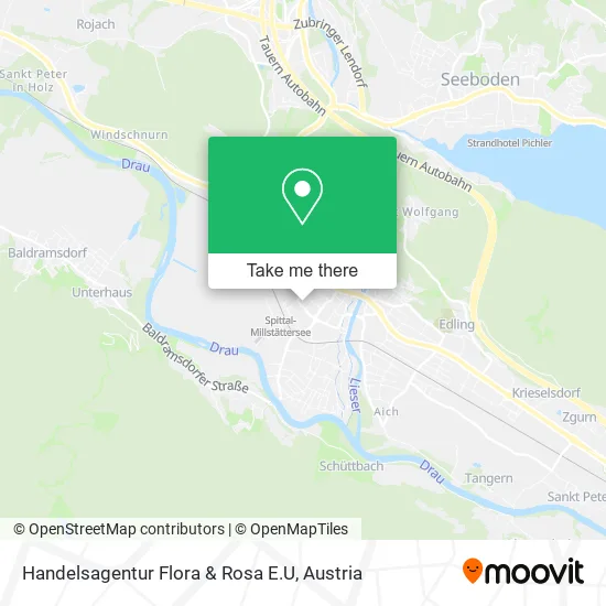 Handelsagentur Flora & Rosa E.U map