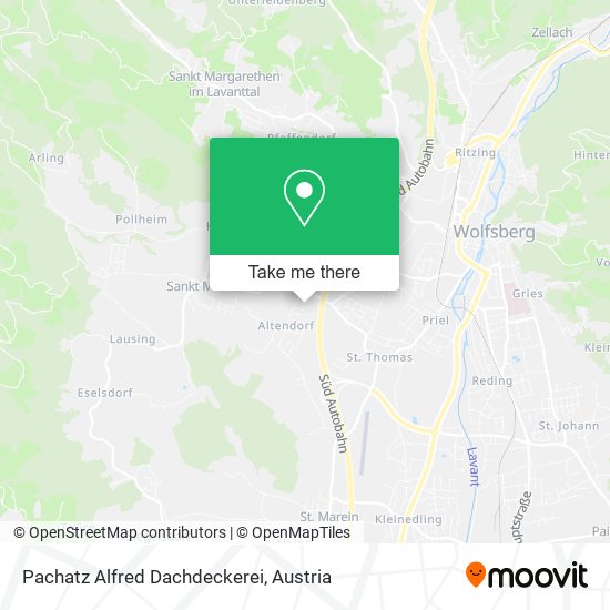 Pachatz Alfred Dachdeckerei map