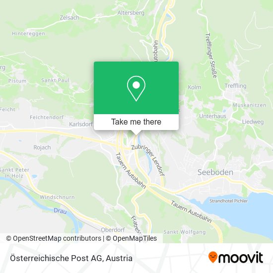 Österreichische Post AG map