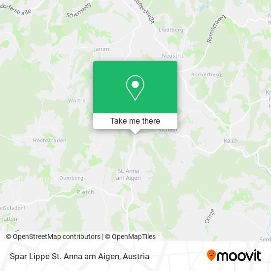 Spar Lippe St. Anna am Aigen map