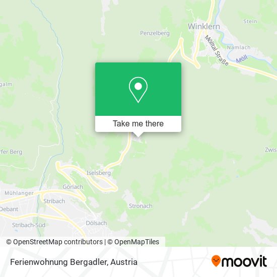 Ferienwohnung Bergadler map