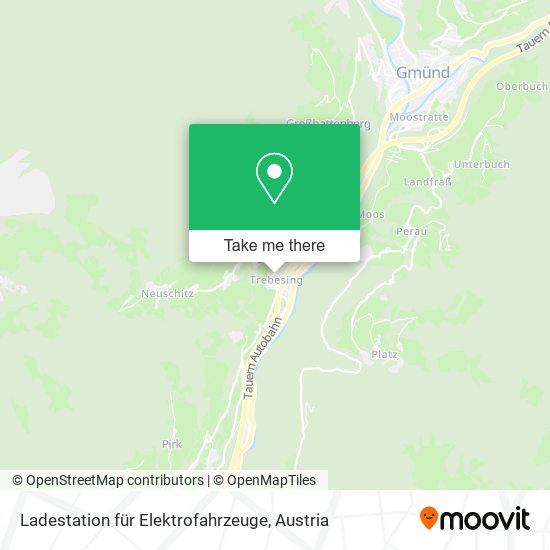 Ladestation für Elektrofahrzeuge map