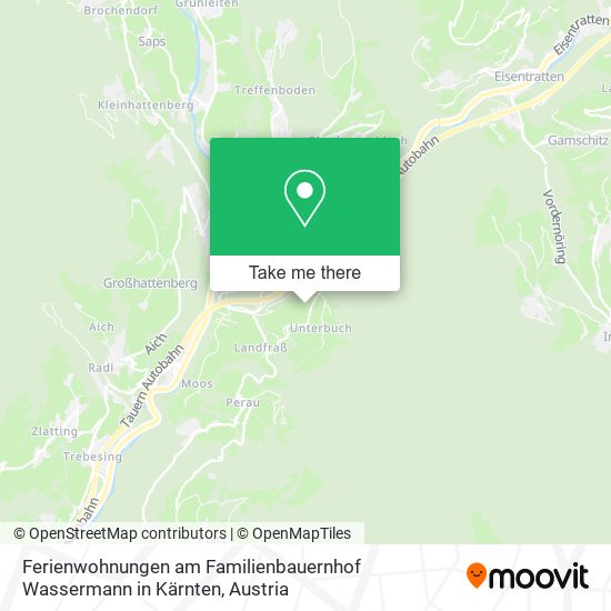Ferienwohnungen am Familienbauernhof Wassermann in Kärnten map