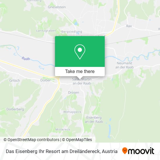 Das Eisenberg Ihr Resort am Dreiländereck map