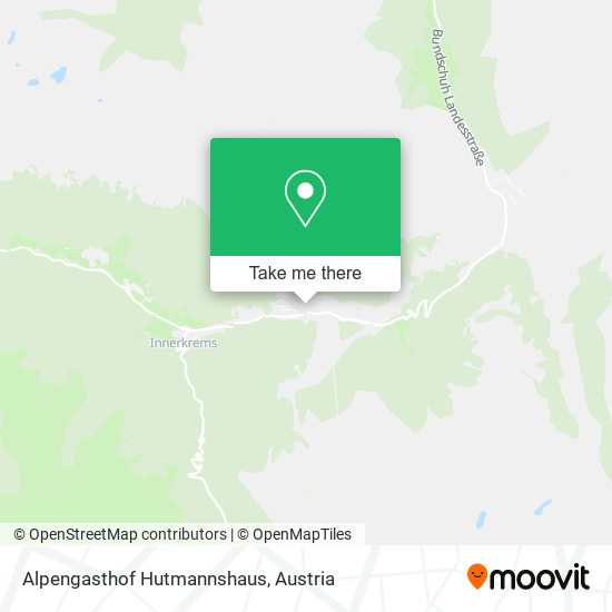 Alpengasthof Hutmannshaus map