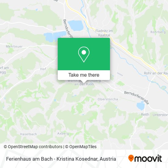 Ferienhaus am Bach - Kristina Kosednar map