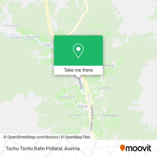 Tschu-Tschu Bahn Pöllatal map