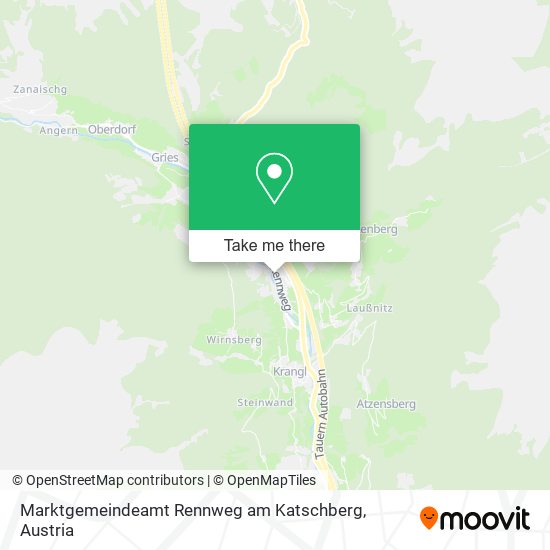 Marktgemeindeamt Rennweg am Katschberg map