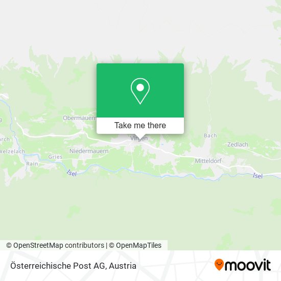 Österreichische Post AG map