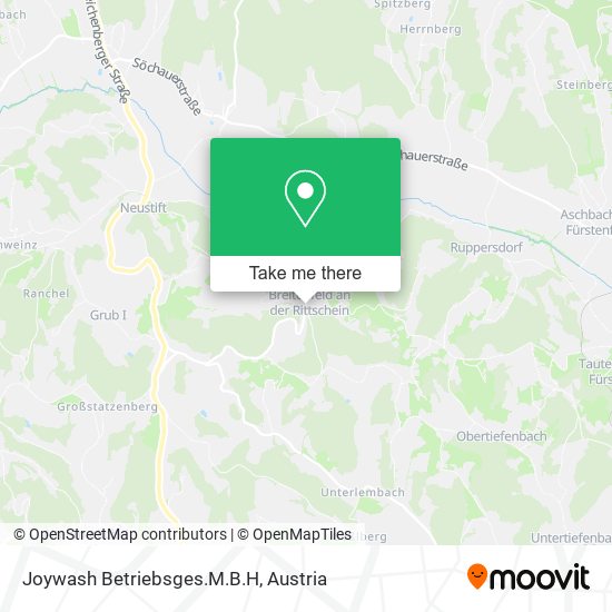 Joywash Betriebsges.M.B.H map