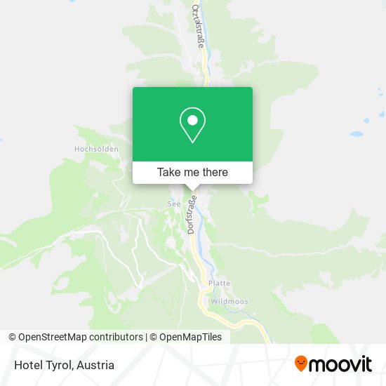 Hotel Tyrol map