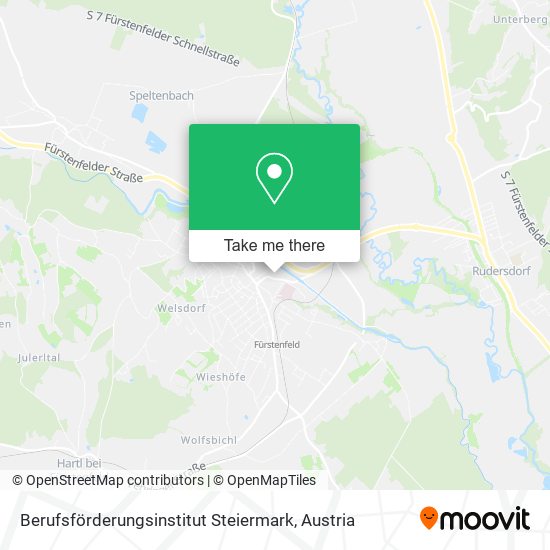 Berufsförderungsinstitut Steiermark map