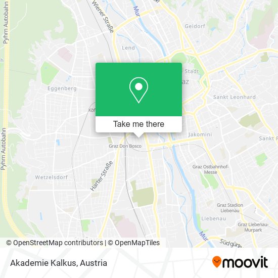 Akademie Kalkus map