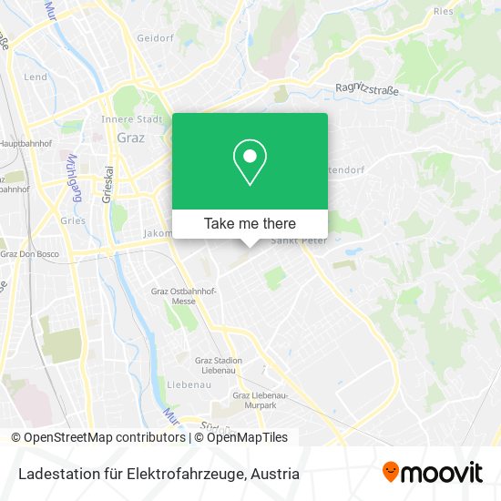 Ladestation für Elektrofahrzeuge map