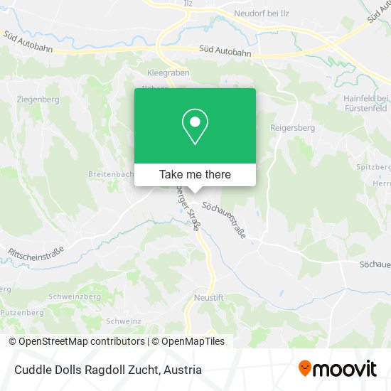 Cuddle Dolls Ragdoll Zucht map