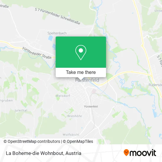 La Boheme-die Wohnbout map