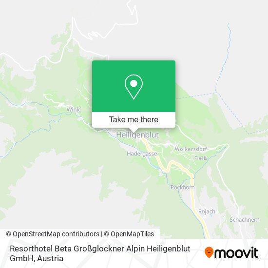 Resorthotel Beta Großglockner Alpin Heiligenblut GmbH map