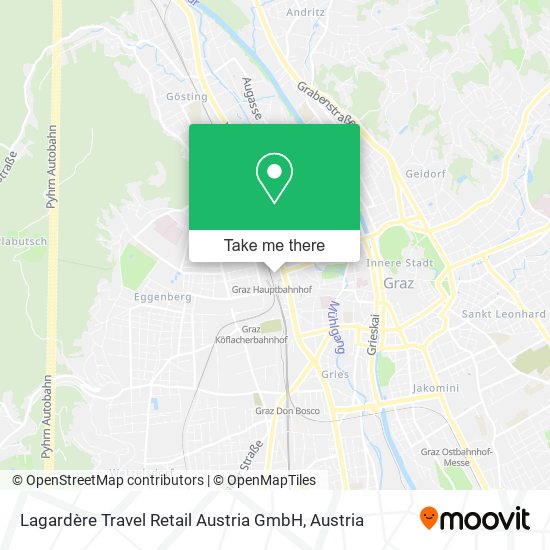 Lagardère Travel Retail Austria GmbH map