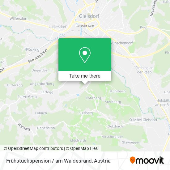 Frühstückspension / am Waldesrand map