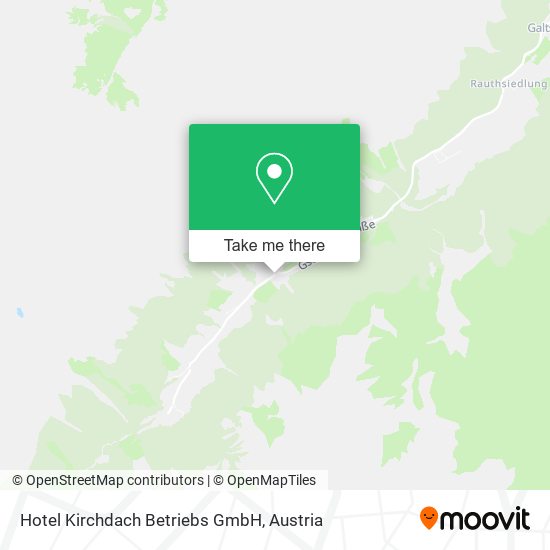 Hotel Kirchdach Betriebs GmbH map