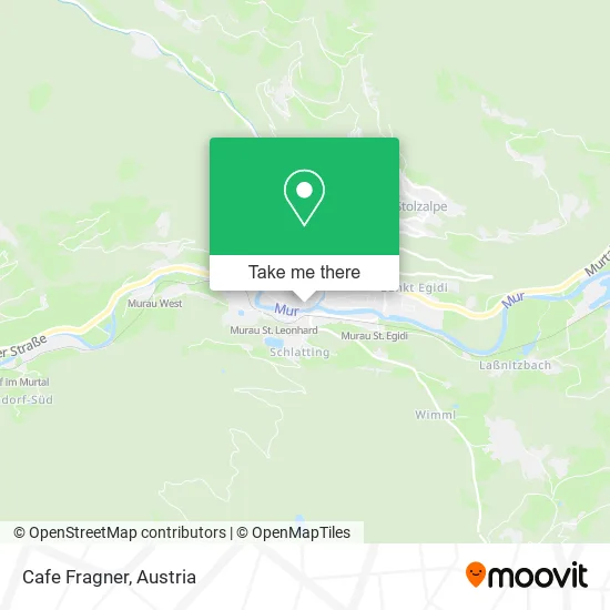 Cafe Fragner map