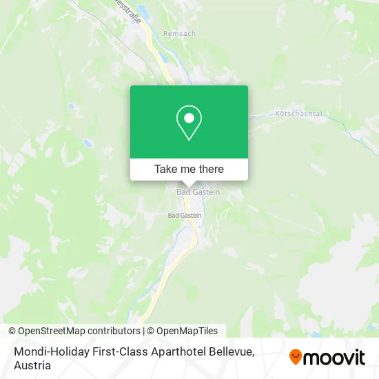Mondi-Holiday First-Class Aparthotel Bellevue map