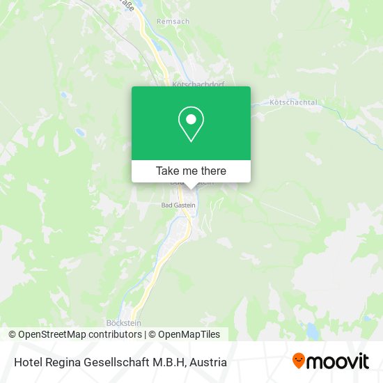 Hotel Regina Gesellschaft M.B.H map