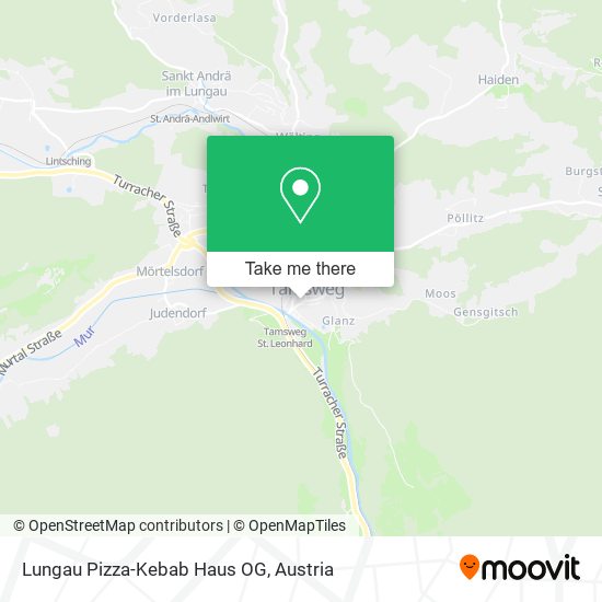 Lungau Pizza-Kebab Haus OG map