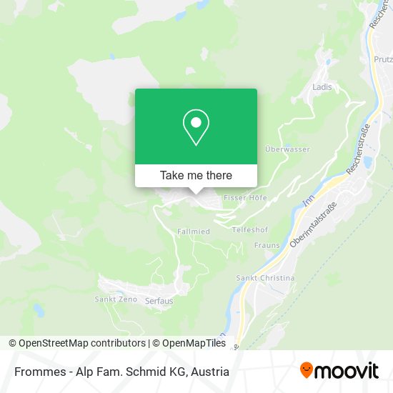 Frommes - Alp Fam. Schmid KG map