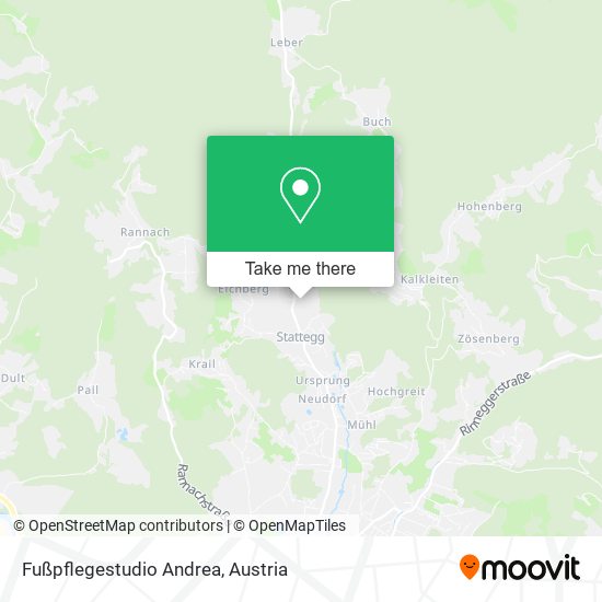 Fußpflegestudio Andrea map