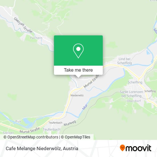 Cafe Melange Niederwölz map