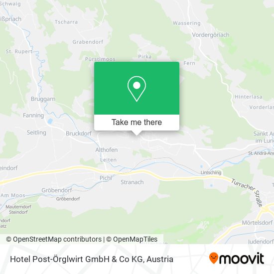 Hotel Post-Örglwirt GmbH & Co KG map