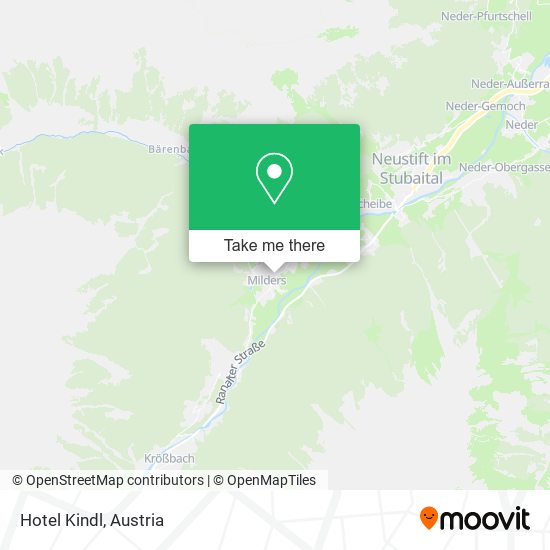 Hotel Kindl map