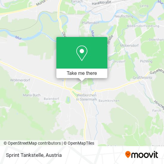 Sprint Tankstelle map