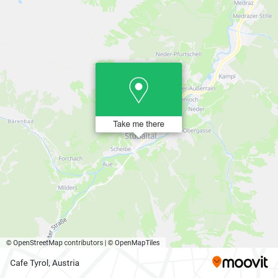 Cafe Tyrol map