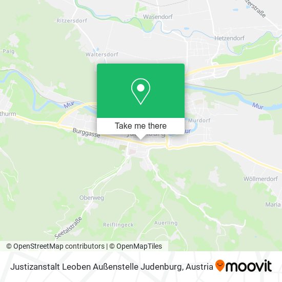 Justizanstalt Leoben Außenstelle Judenburg map
