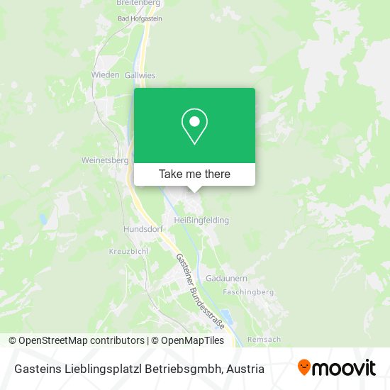 Gasteins Lieblingsplatzl Betriebsgmbh map