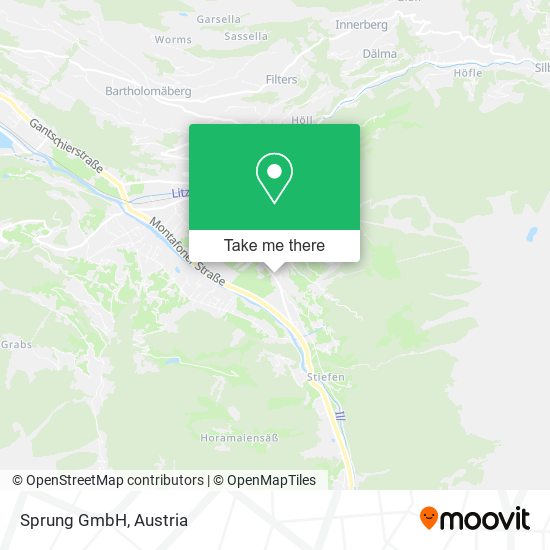 Sprung GmbH map