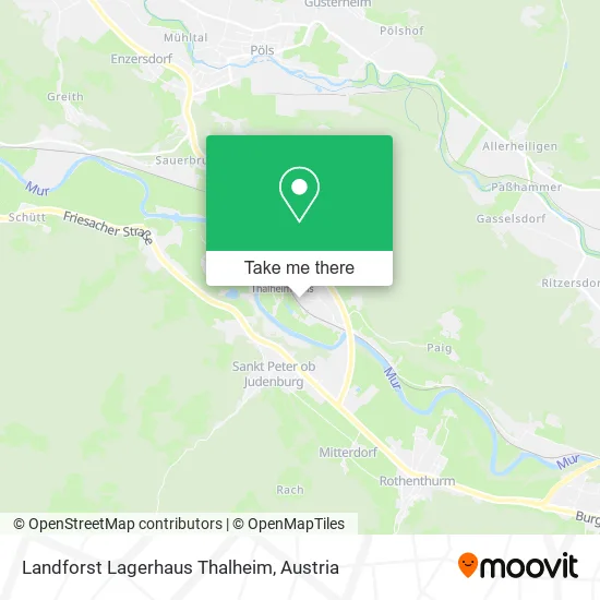 Landforst Lagerhaus Thalheim map