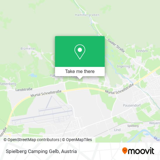 Spielberg Camping Gelb map