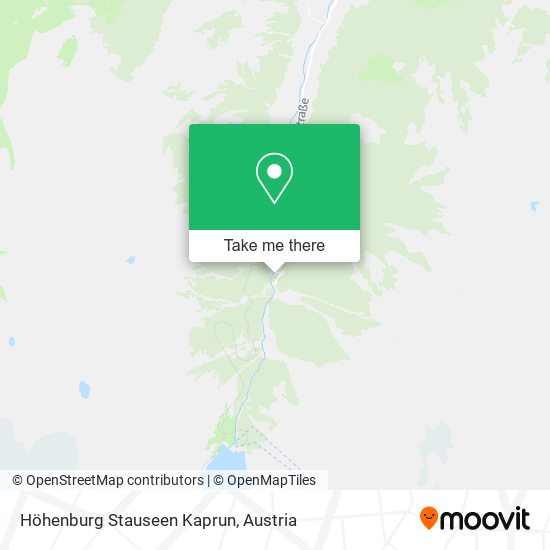 Höhenburg Stauseen Kaprun map
